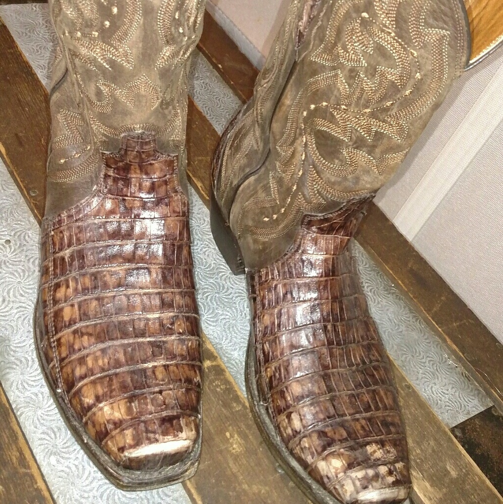 Lucchese caiman boots